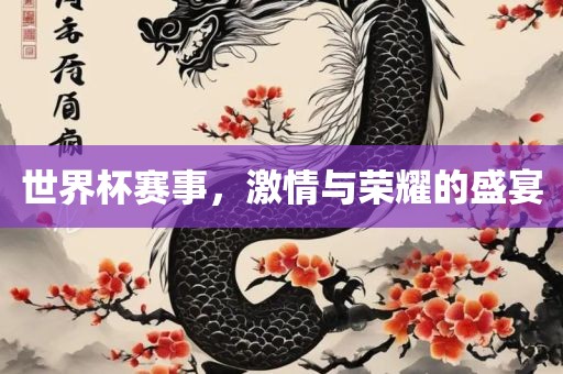 世界杯赛事，激情与荣耀的盛宴