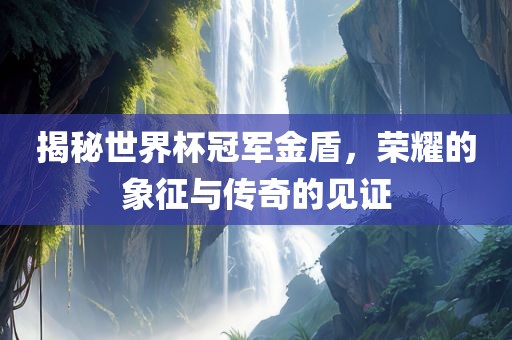 揭秘世界杯冠军金盾，荣耀的象征与传奇的见证