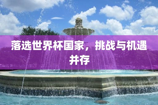 落选世界杯国家，挑战与机遇并存